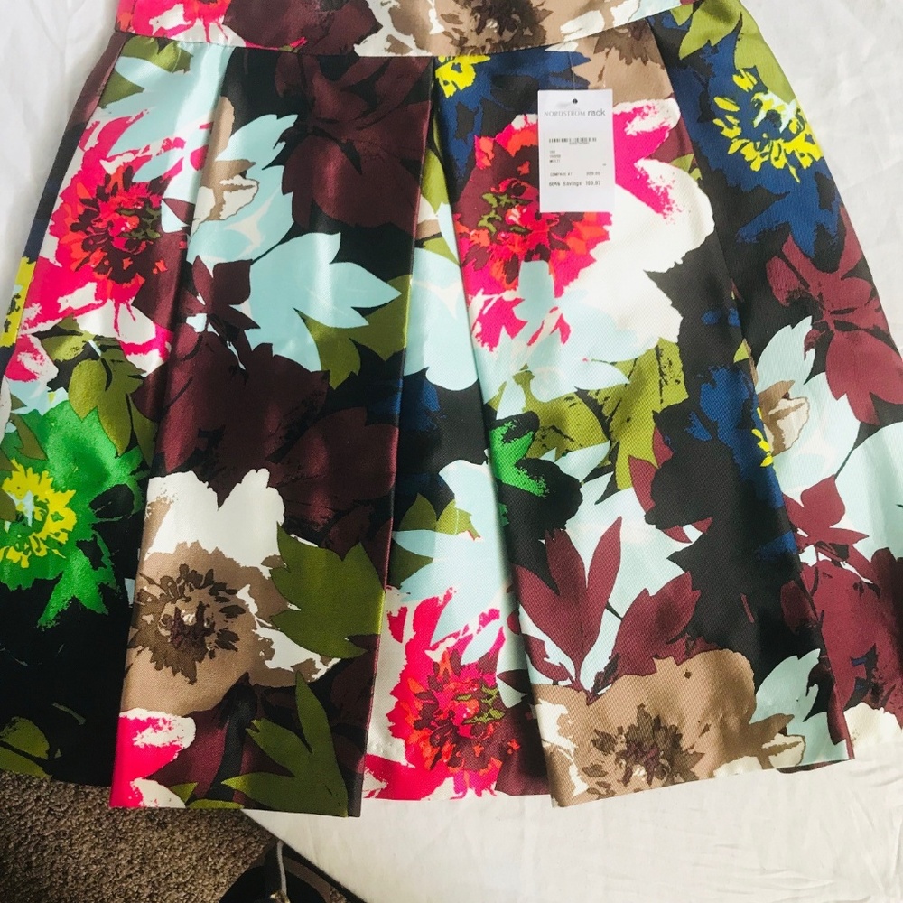 Trina Turk Floral Skirt - NWT